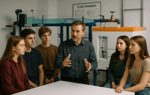 Flusso Idraulico – Canali Aperti e Condotti: Bernoulli, Salto Idraulico, Misure con Pitot