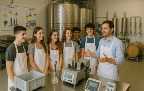 Laboratorio Enolab – Vinificazione e Controllo Qualità