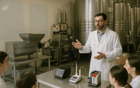 Laboratorio Enolab – Tracciabilità e Analisi Avanzata del Vino