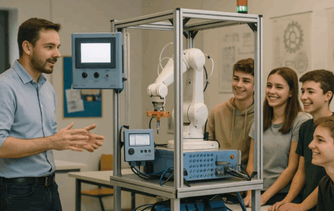 Laboratorio IABB IRB 1100 – Formazione B: box trasportabile, RAPID, PROFINET e RobotStudio