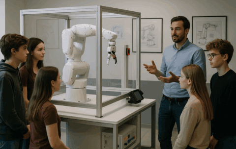 Laboratorio ABB IRB 1300 – Formazione B: box trasportabile, RAPID, PROFINET e RobotStudio