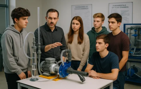 Laboratorio Energia – Pompe & Turbine: Banco Multipompa Avanzato (Opzione 2)