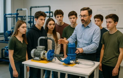 Laboratorio Energia – Pompe & Turbine: Banco Multipompa Pro (Opzione 3)