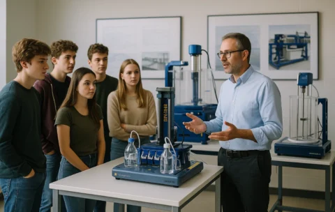 Laboratorio Energia – Trattamento Acque: Digestione, Sedimentazione, Jar Test & Letti Fluidizzati (Soluzione 2)