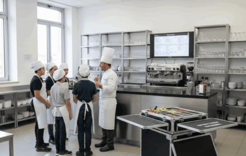 Laboratorio di cucina e sala soluzione 2