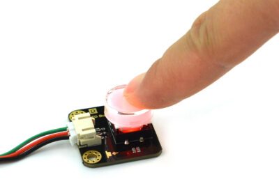Gravità: pulsante LED per Arduino / micro:bit (rosso) – DFR0785-R