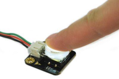 Gravità: pulsante LED per Arduino / micro:bit (bianco) – DFR0785-W