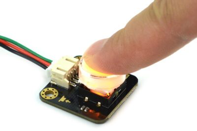 Gravità: pulsante LED per Arduino / micro:bit (giallo) – DFR0785-Y
