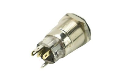 Anello rosso con pulsante illuminato in metallo – FIT0115-R