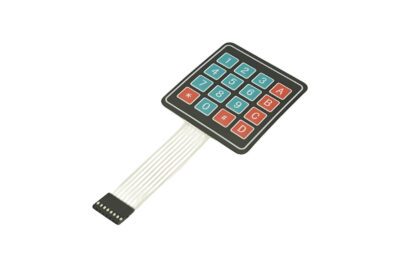 Pulsantiera 4*4 a membrana sigillata con adesivo – FIT0129