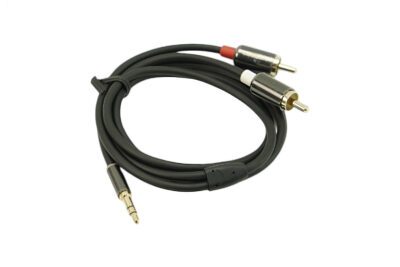 Cavo a Y stereo maschio da 3,5 mm a due RCA maschio stereo – FIT0404