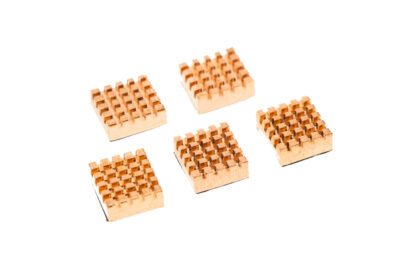 Confezione da 5 dissipatori di calore in rame puro – FIT0506