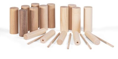 Assortiti tasselli di legno