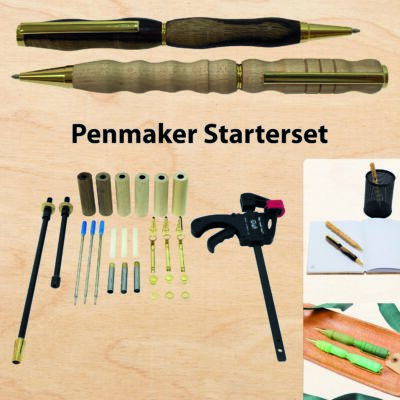 Set di partenza, penne in legno 3 pezzi