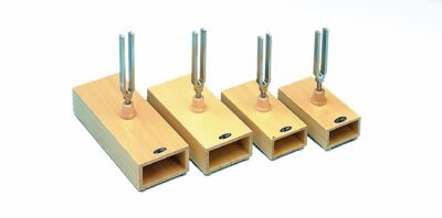 Diapason su casse risonanti, set di 4 (corda maggiore)