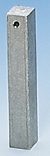 Colonna in acciaio nichelato