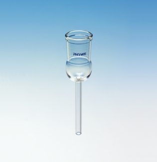 Campana in vetro con tubo
