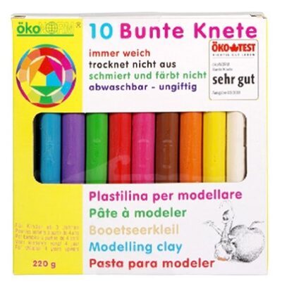 Plastilina, 10 bastoncini