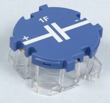 Condensatore (tappo dorato), 1F, SB
