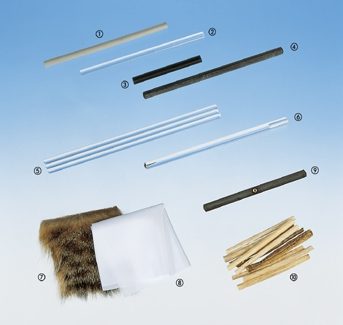 Asta in resina acrilica, l=175 mm, d=8 mm
