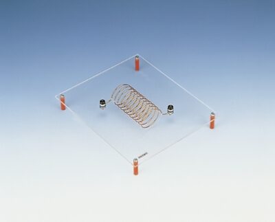 Bobina su pannello in plexiglas