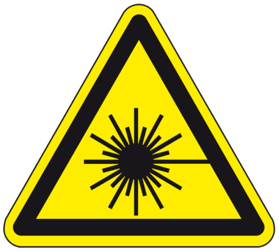 Etichetta di attenzione – Laser