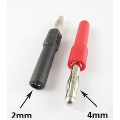 Adattatore per spina a banana da 2 mm a 4 mm
