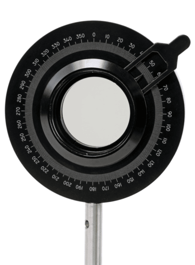Filtro polarizzatore sullo stelo