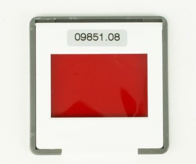 Filtro a lamina, rosso, in cornice scorrevole senza vetro