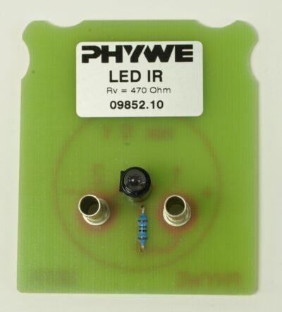 LED – IR, con resistenza in serie e spinotti da 4 mm