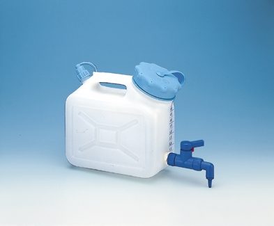 Serbatoio 10 l,con rubinetto,in plastica