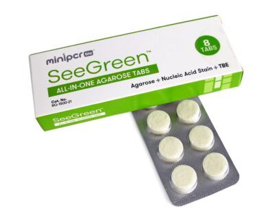 SeeGreen™ Agarose Tabs™, compresse di agarosio 3 in 1, per 16 gel