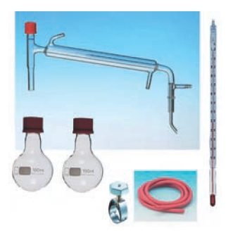 Apparecchio per distillazione con filettatura, 250 ml