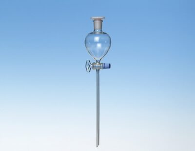 Imbuto separatore, 100 ml pera.
