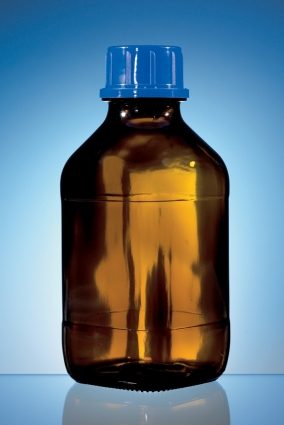 Bottiglia a bocca stretta, 2500 ml, marrone