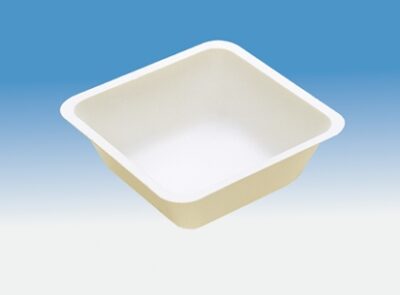Piatti di pesata, forma quadrata, 84 x 84 x 24 mm, 500 pz.