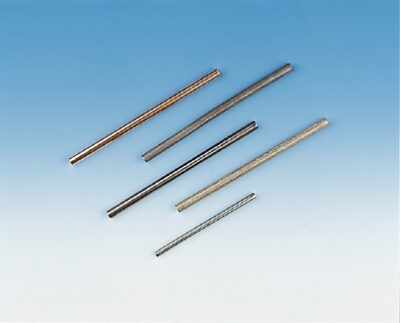 Elettrodi metallici (barre, d = 8 mm), metalli vari