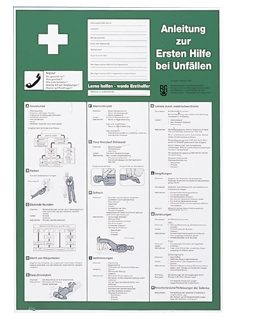 Erste Hilfe b.UnfällenWandtafel