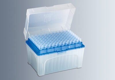 Puntali per pipette, 50 – 1000 µl, PP, CE-IVD, puntali blu, 480 pezzi, impilati, in TipBox