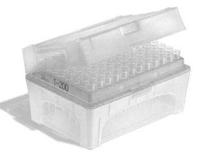 Puntali per pipette, 0,5 – 20 µl, PP, CE-IVD, puntali in cristallo, 480 pezzi, impilati, in TipBox