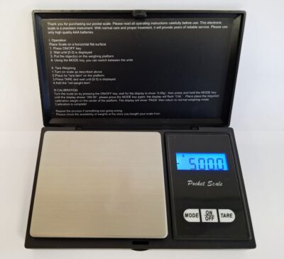 Bilancia portatile 500 g: 0,1 g