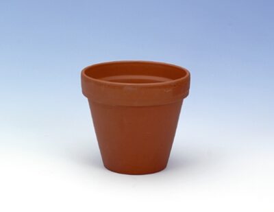 Vaso da fiori, argilla, d. circa 12 cm