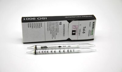 Provetta Ozono, 0,05-5 ppm, 10 pz