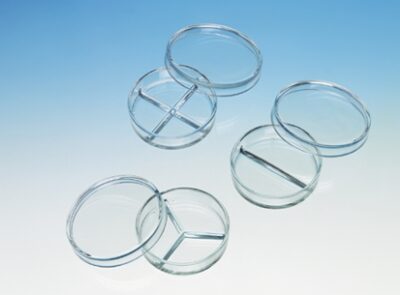 Piastra Petri, d=10 cm, 2 comparti.
