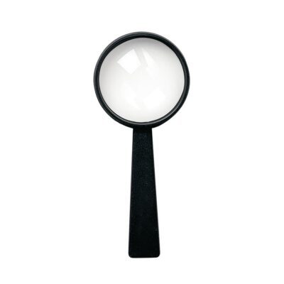 Lente con manico, 6x, d=60mm, plastica
