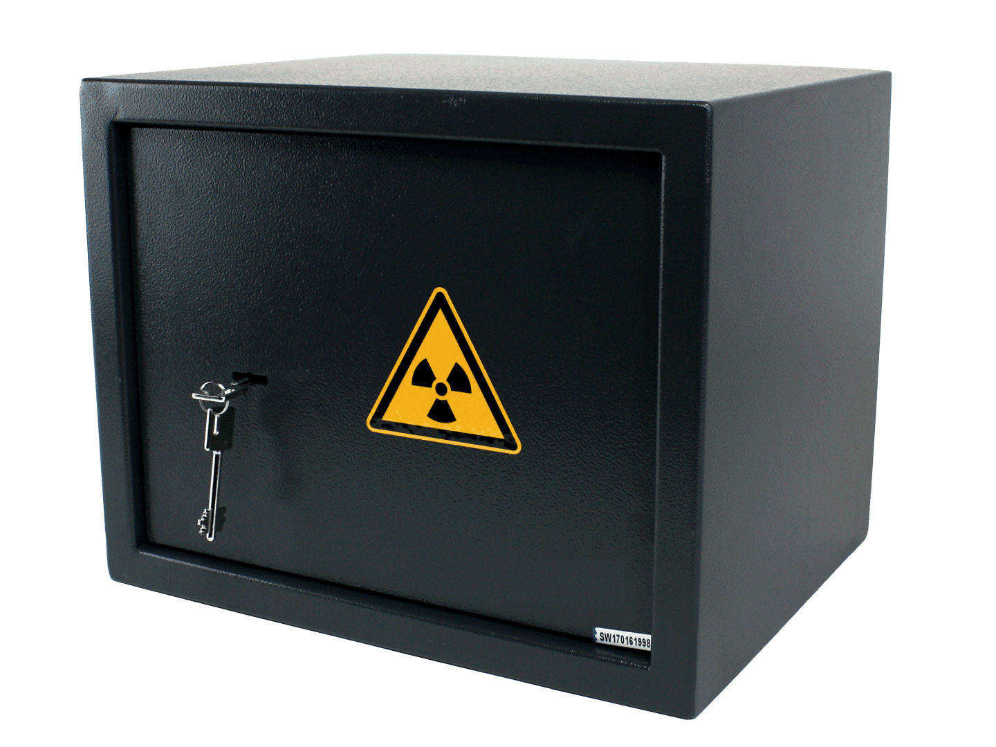 Armadio in acciaio per sorgenti radioattive