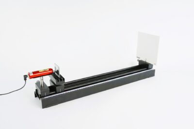 Diffrazione a doppia fenditura con laser