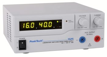 Alimentatore con modalità di commutazione da laboratorio 1 – 16 V CC / 0 – 40 A