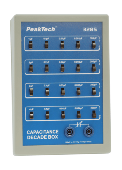 Scatola decennale di capacità ~ 100pF fino a 11,111μF