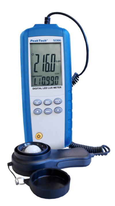 Luxmetro ~ 400.000 conteggi ~ 0 … 40/400/4000/40000/400000 Lux